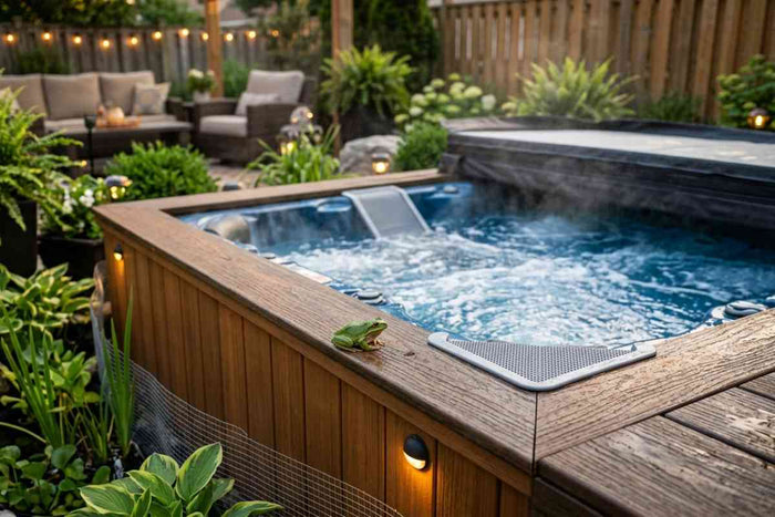 How to Keep Frogs Out of Hot Tub Without Harming Them