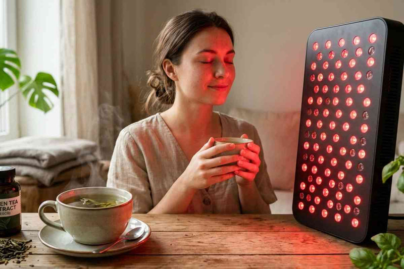 5 Reasons Green Tea and Red Light Therapy Work Better Together