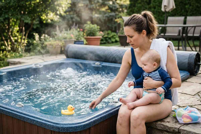 Can a Baby Go in a Hot Tub
