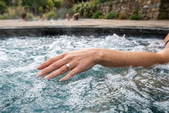 Can You Wear an Engagement Ring in a Hot Tub