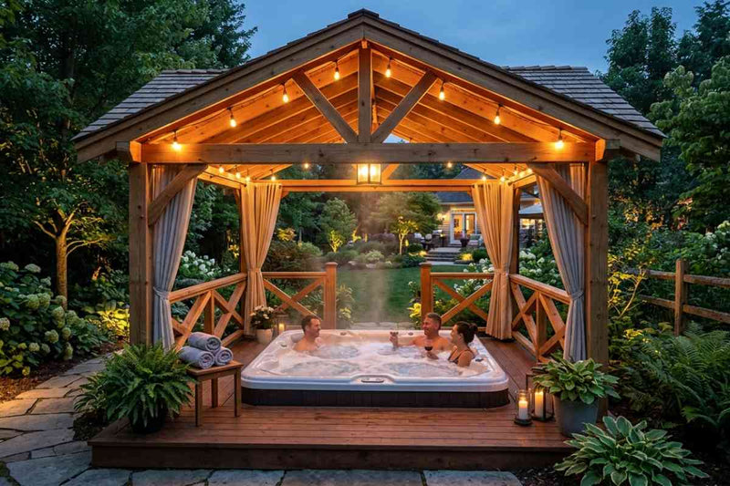 Hot Tub Gazebo Ideas: 12 Stylish Options for Privacy and Protection