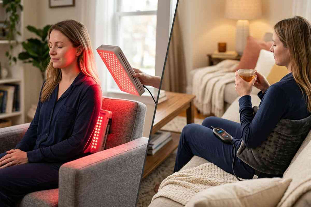 Red Light Therapy vs. Heating Pad