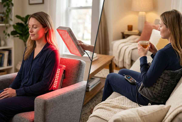 Red Light Therapy vs. Heating Pad