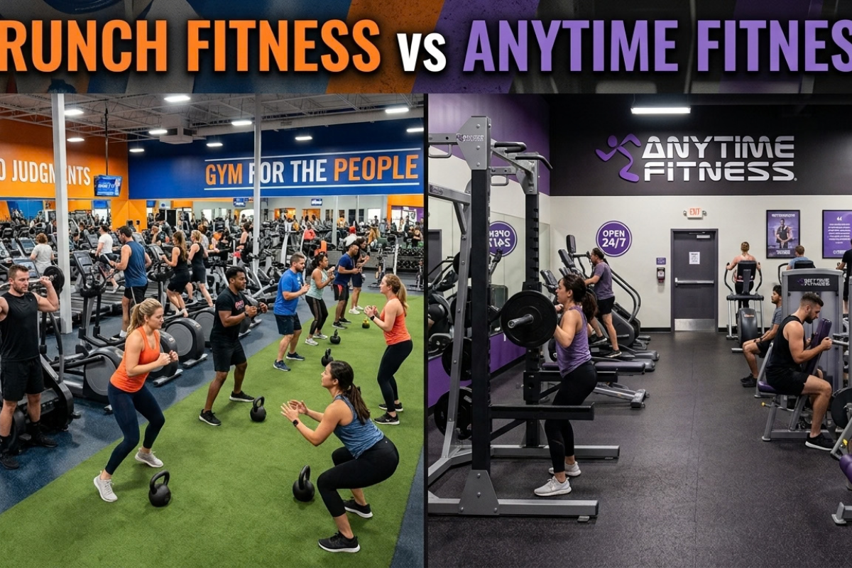Crunch Fitness vs Anytime Fitness