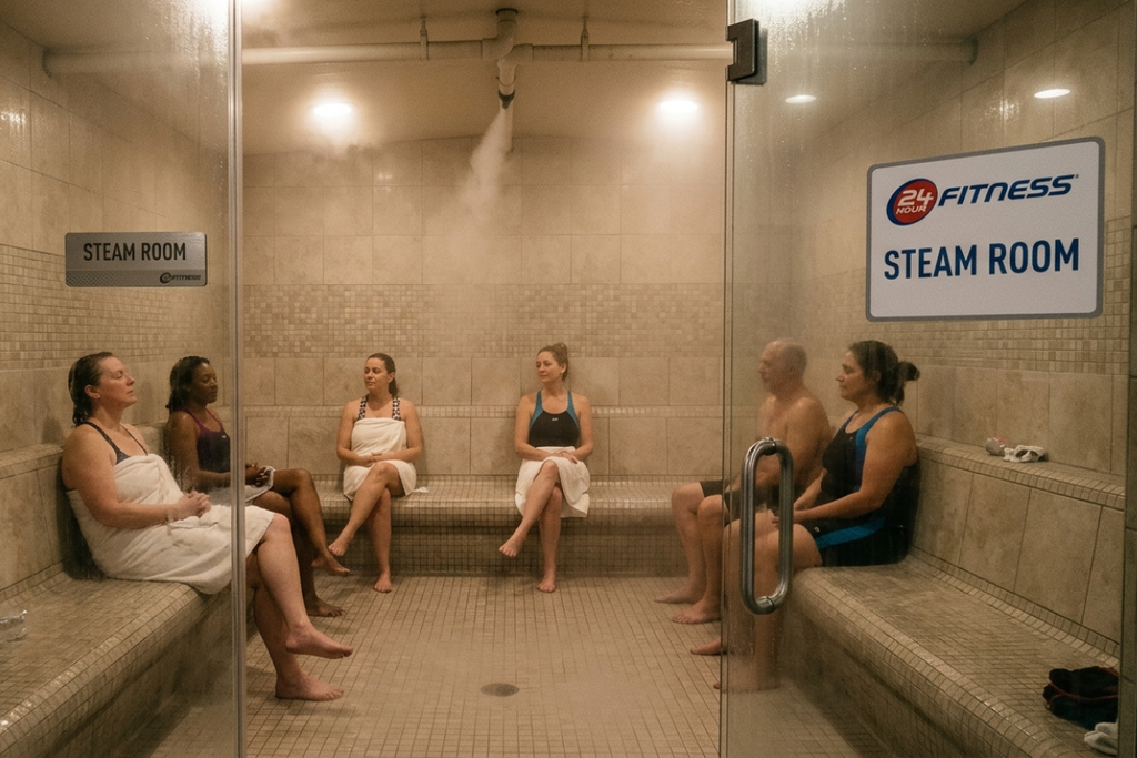 24 Hour Fitness Steam Room
