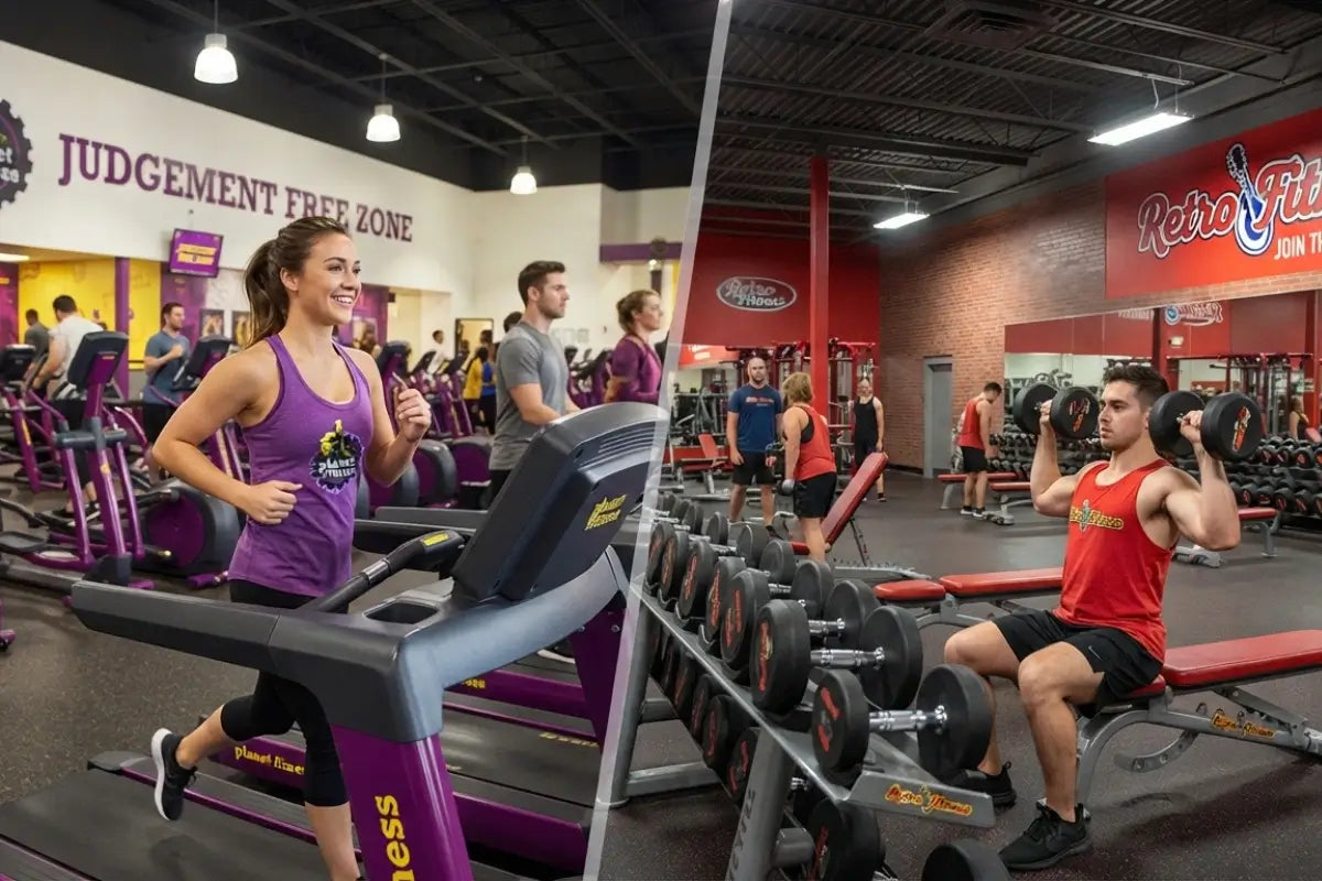 Planet Fitness vs Retro Fitness