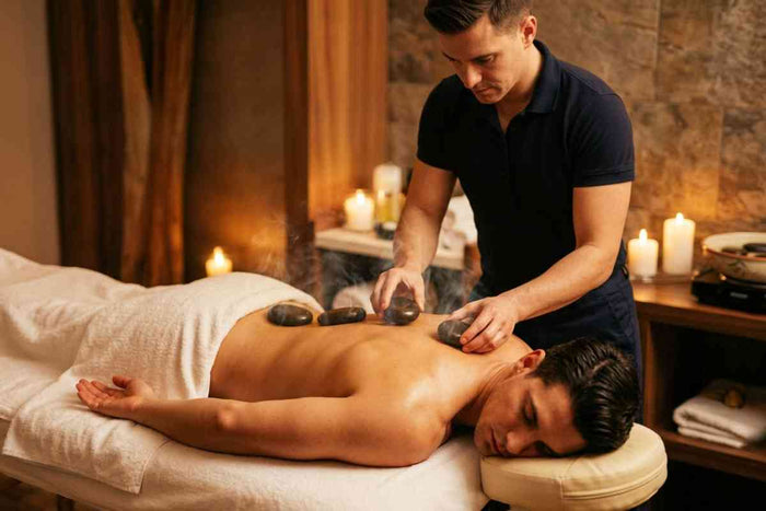 How hot is the hot stone massage