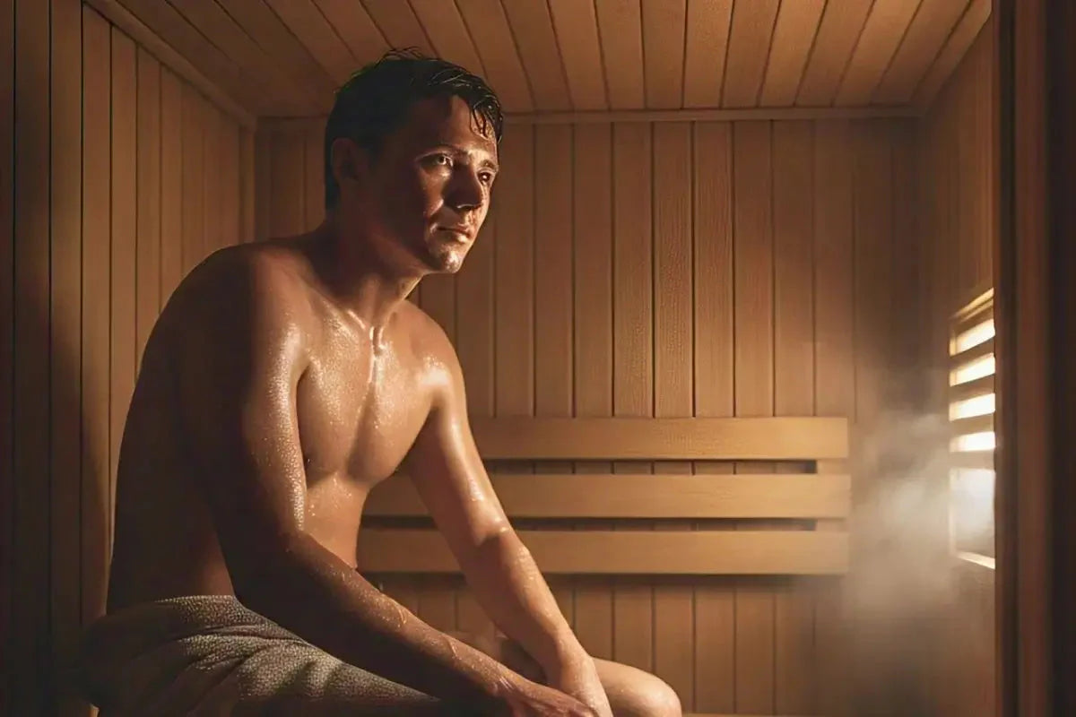 Guy in Sauna