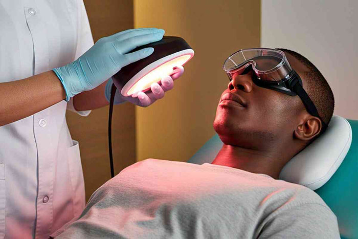 Is red light therapy safe for dark skin?