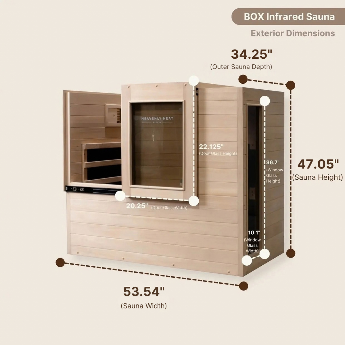 1-Person Infrared BOX Sauna