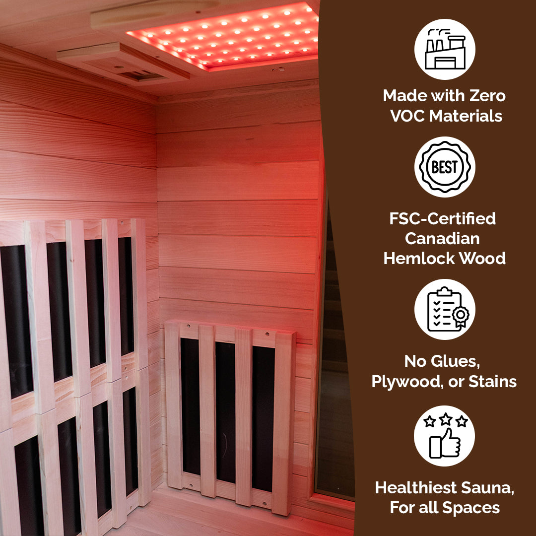 Mini-sauna en boîte