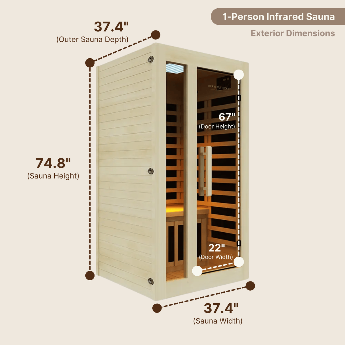 1-Person Infrared Sauna