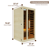 Far Infrared 1 Person Sauna