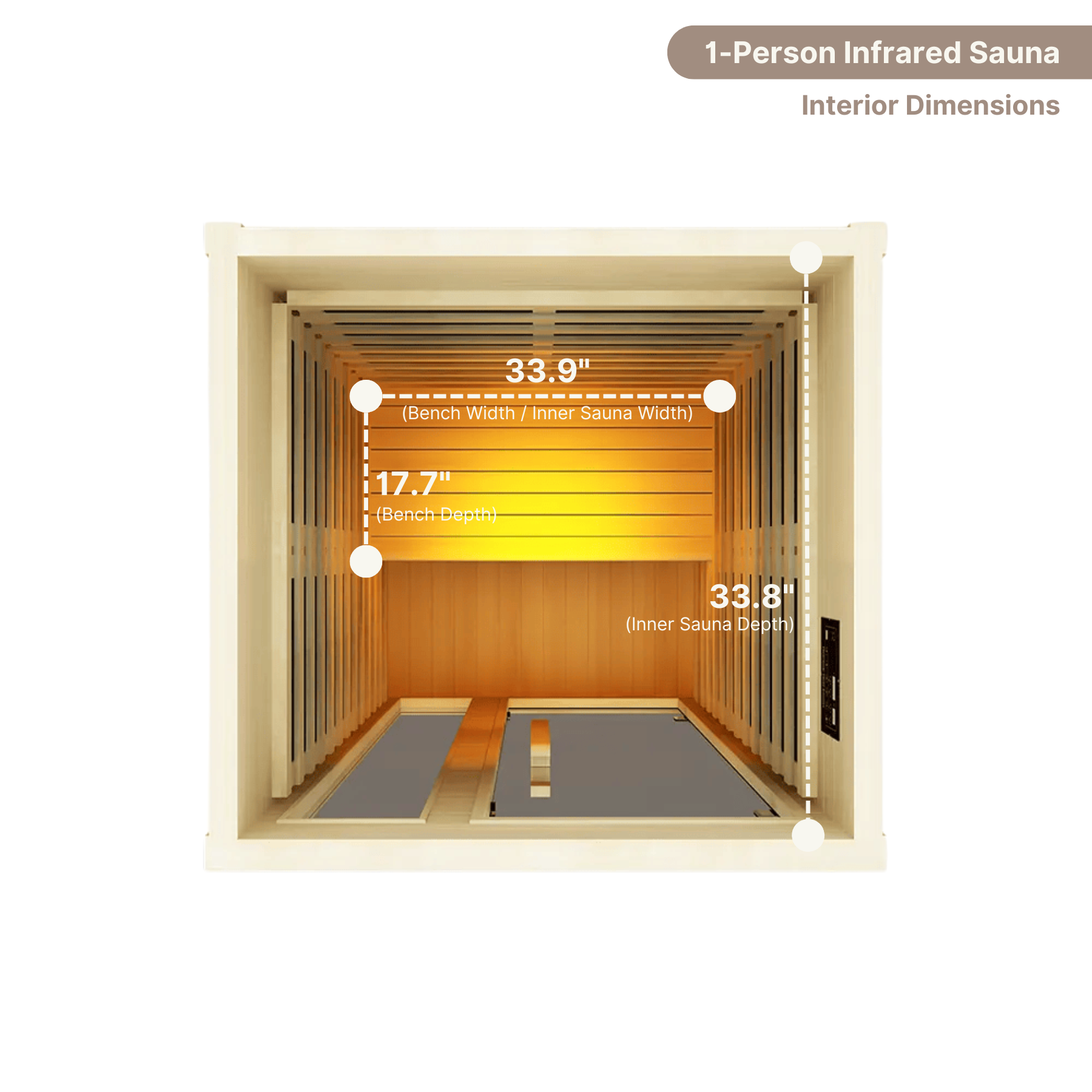 Far Infrared 1 Person Sauna