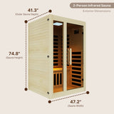 Far Infrared 2 Person Sauna