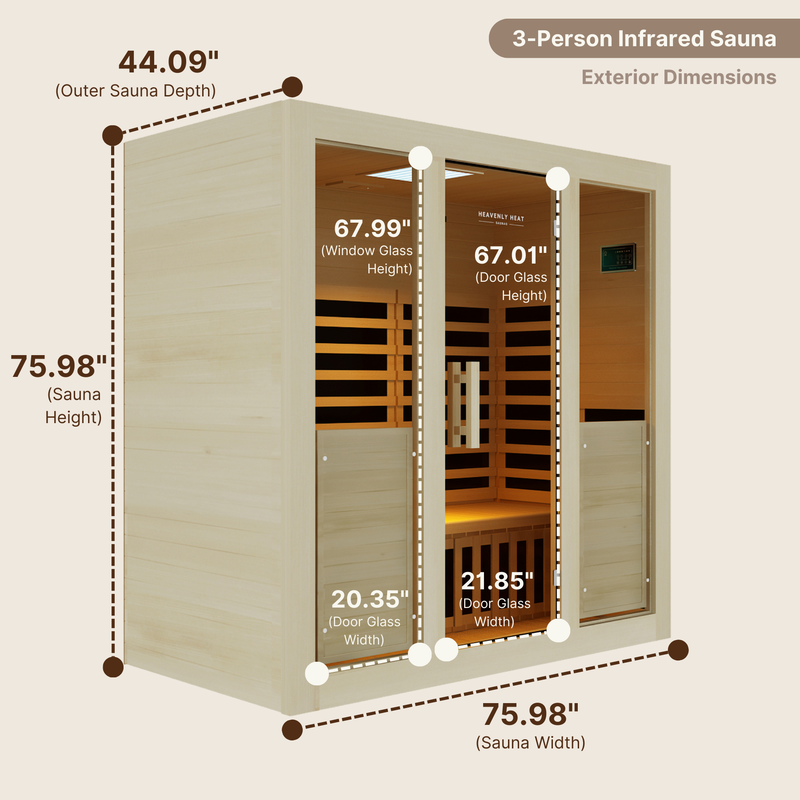 3-Person Infrared Sauna