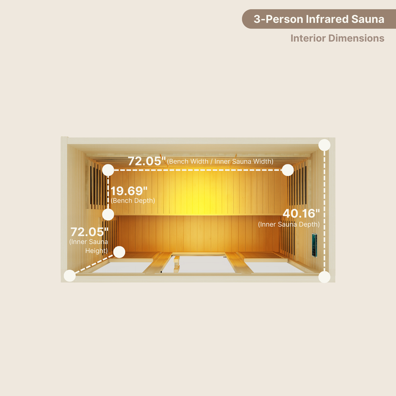 3-Person Infrared Sauna