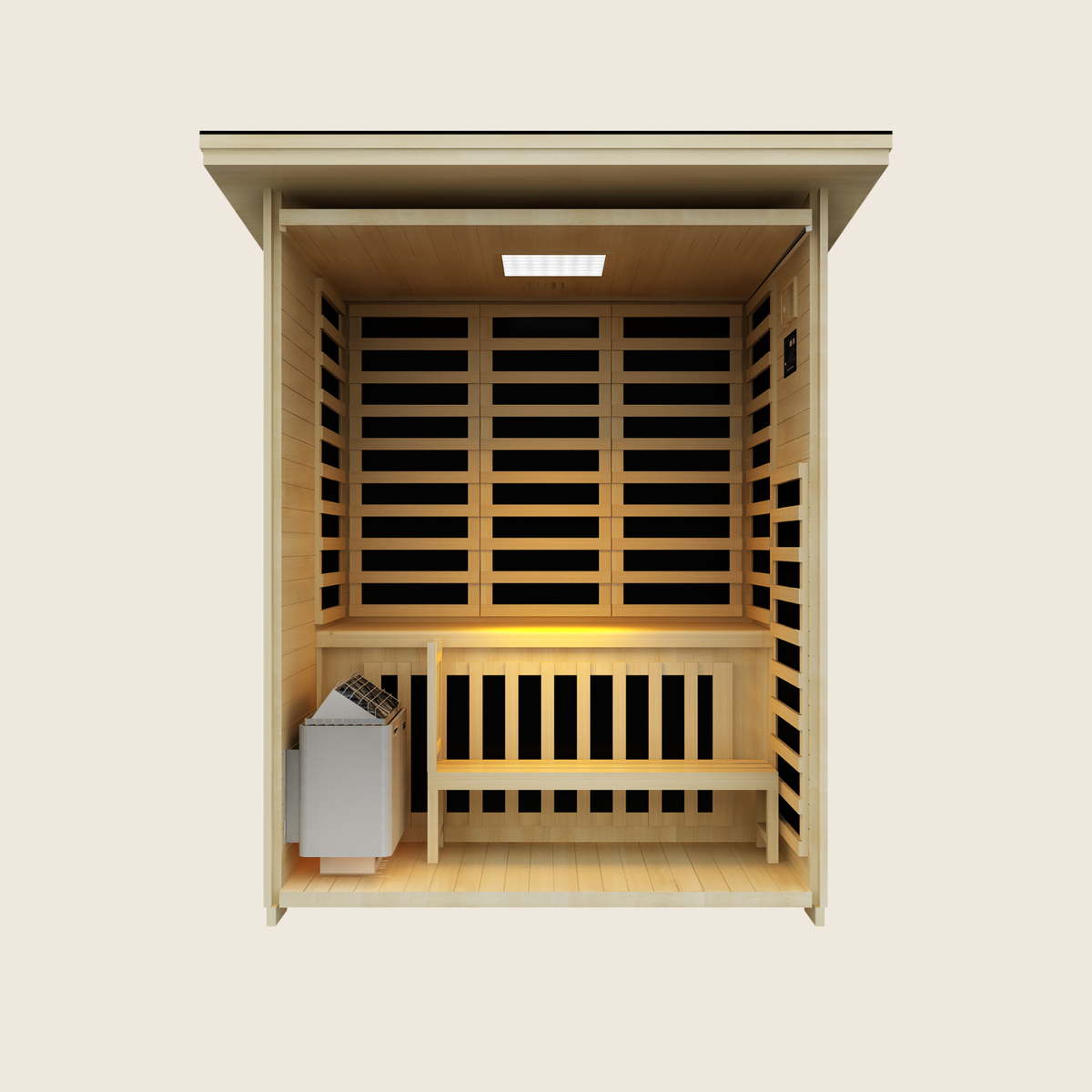 2-Person Outdoor Combination Sauna