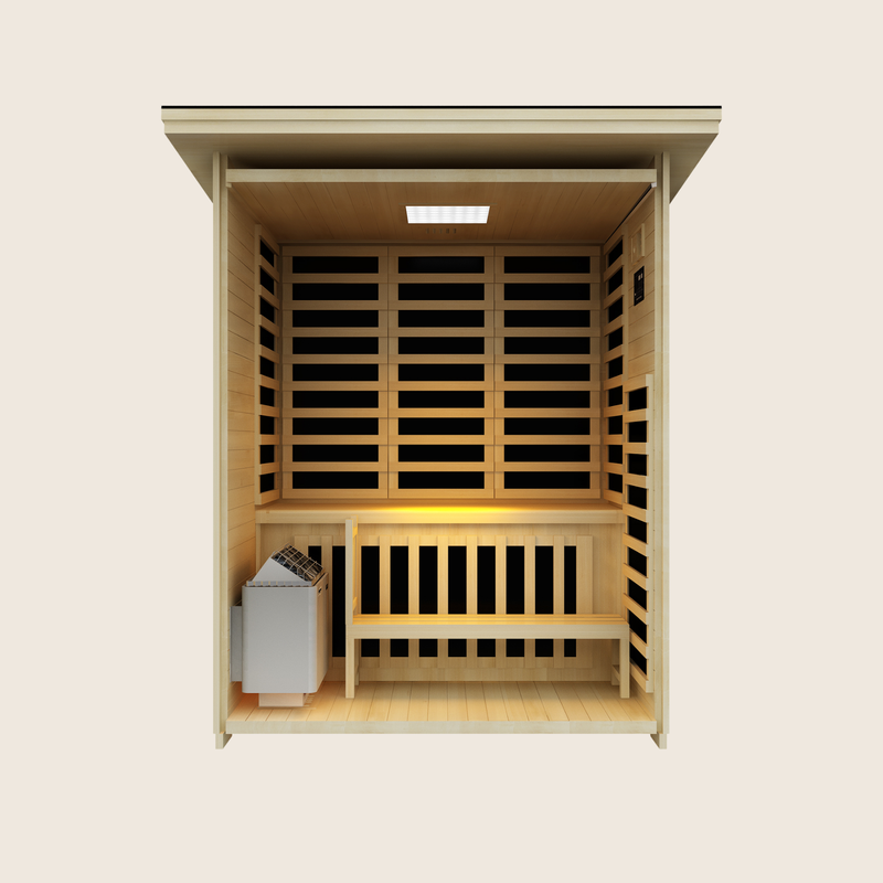 2-Person Outdoor Combination Sauna