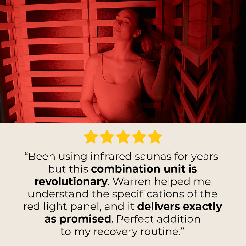 2-Person Red Light & Infrared Sauna