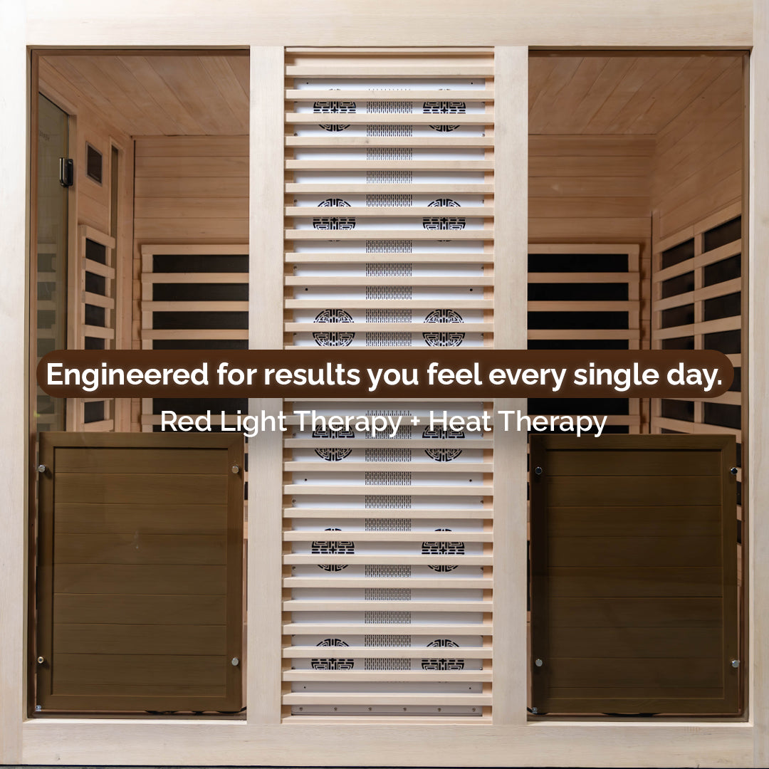 4-Person Red Light & Infrared Sauna