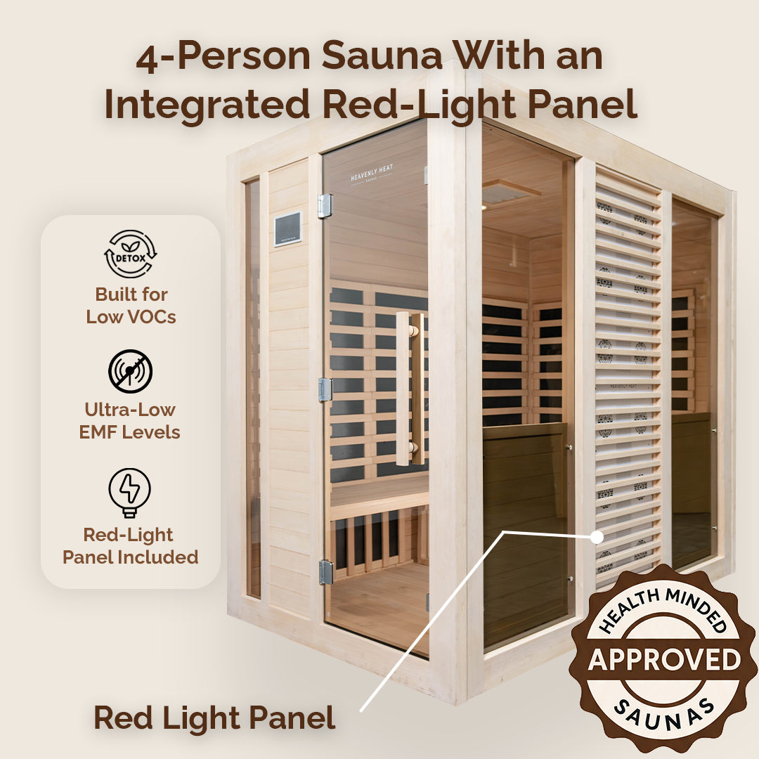 4-Person Red Light & Infrared Sauna