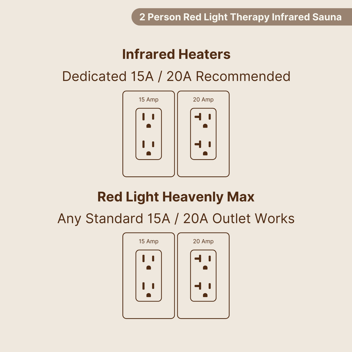 2-Person Red Light & Infrared Sauna
