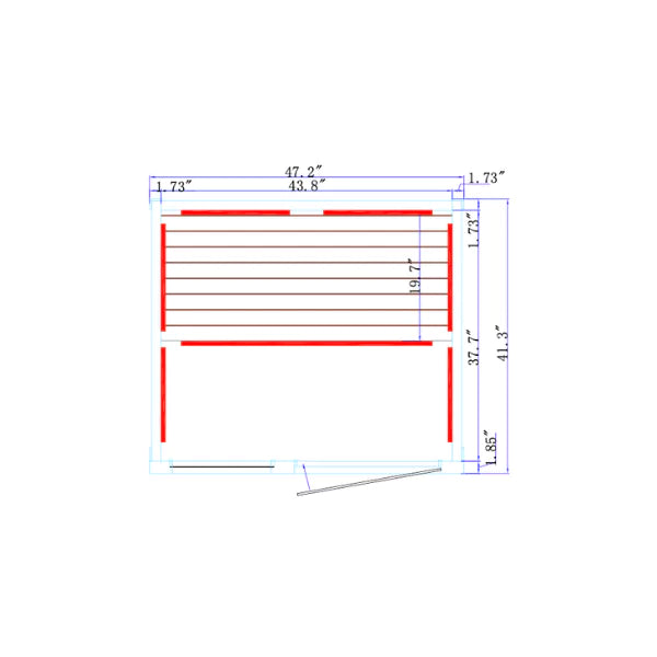 Far Infrared 2 Person Sauna